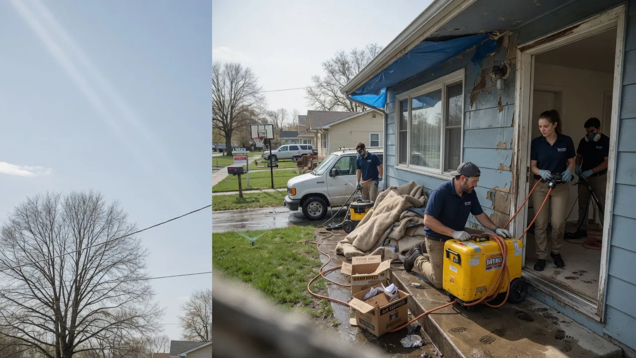 Basement Flood Cleanup in Louisburg, MO near me